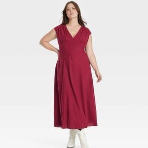 Universal Thread Deep Red Maxi Dress